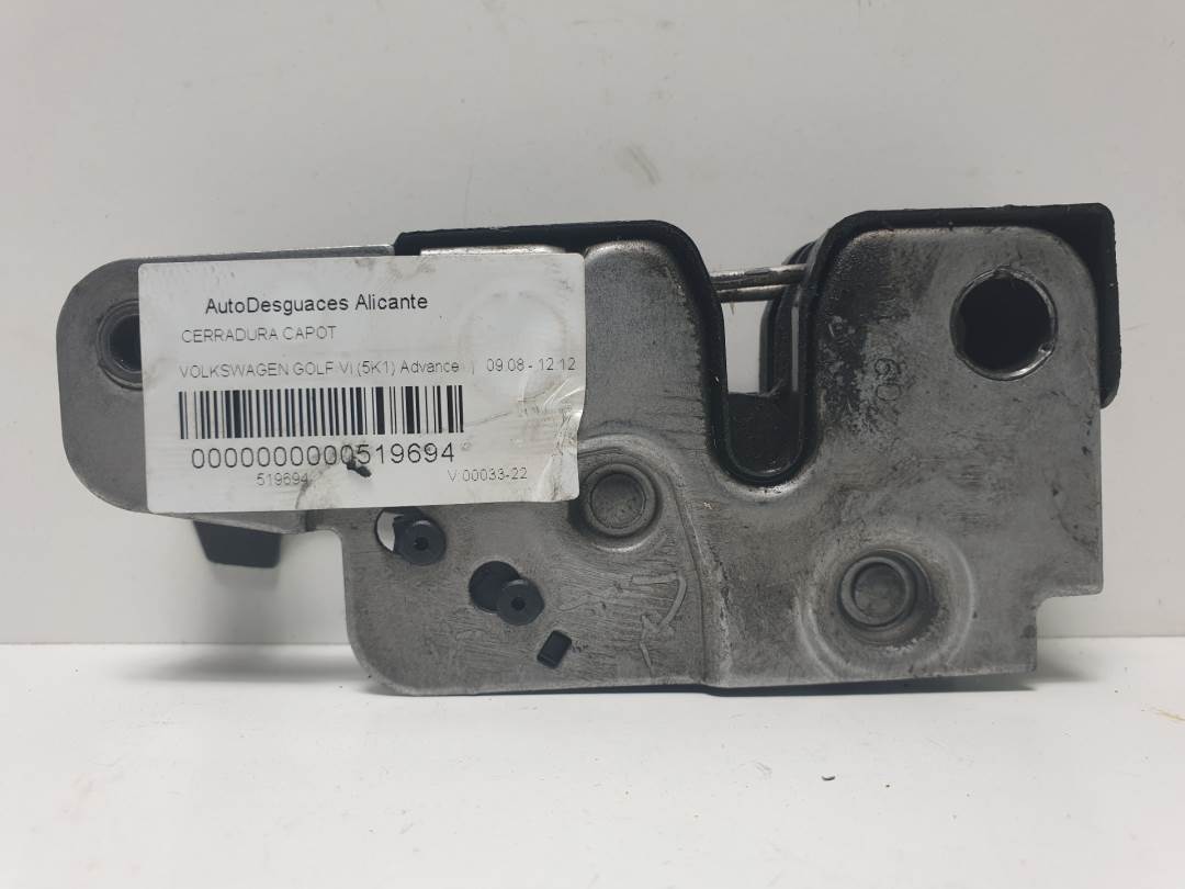 CERRADURA CAPOT - VOLKSWAGEN - GOLF VI (5K1)