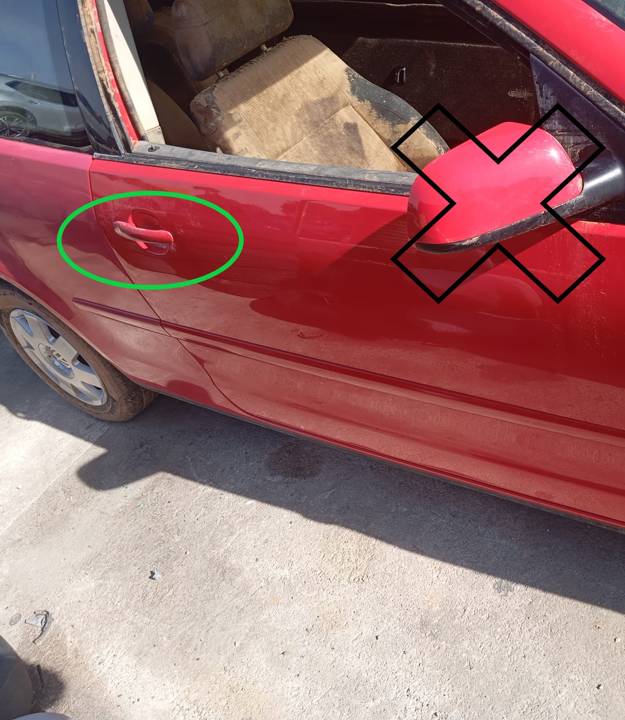 MANETA EXTERIOR DELANTERA DERECHA