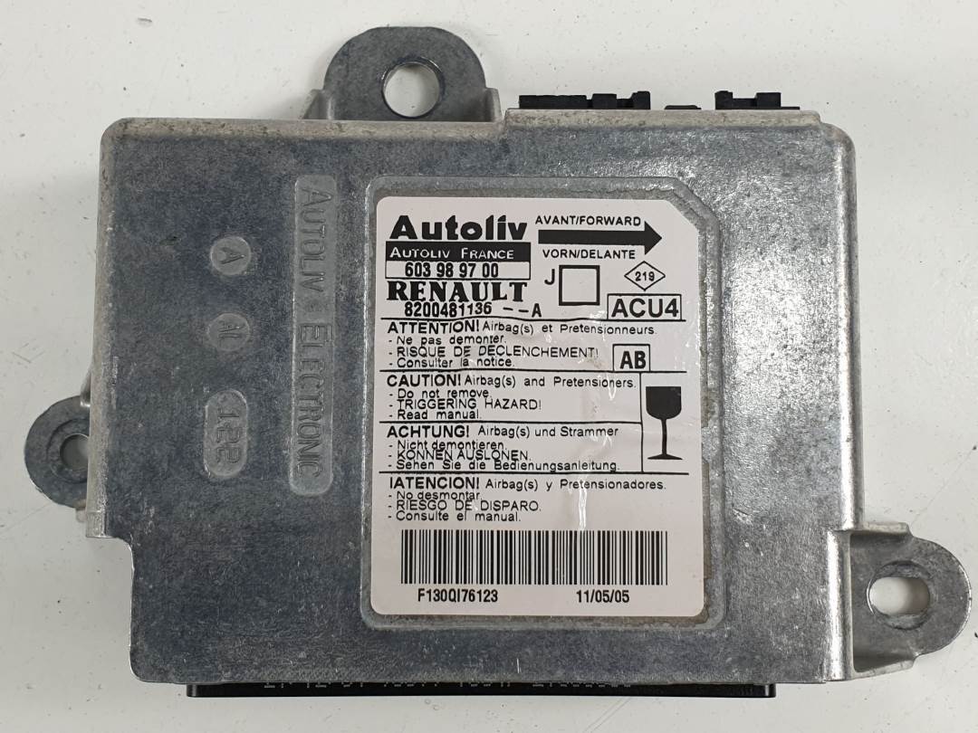 CENTRALITA AIRBAG - 603989700 - RENAULT - SCENIC II (X84,JM)