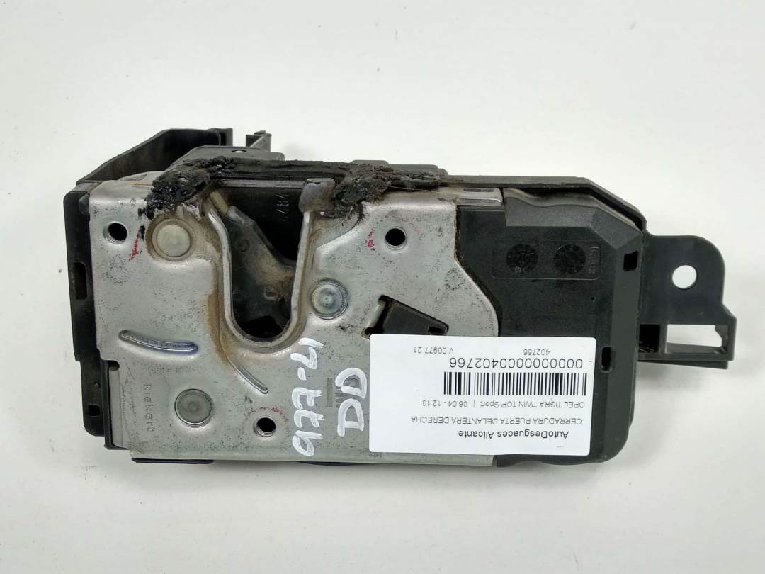 CERRADURA PUERTA DELANTERA DERECHA - 93162239 - OPEL - TIGRA TWIN TOP