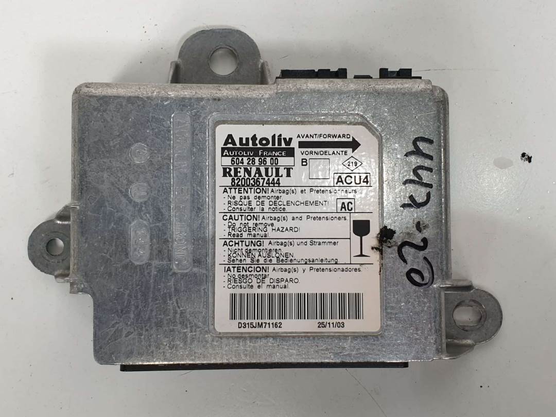 CENTRALITA AIRBAG - 8200367444 - RENAULT - MEGANE II BERLINA 5P