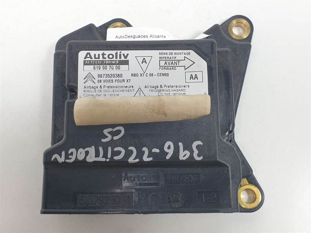 CENTRALITA AIRBAG - 619907000 - CITROEN - C5 BERLINA