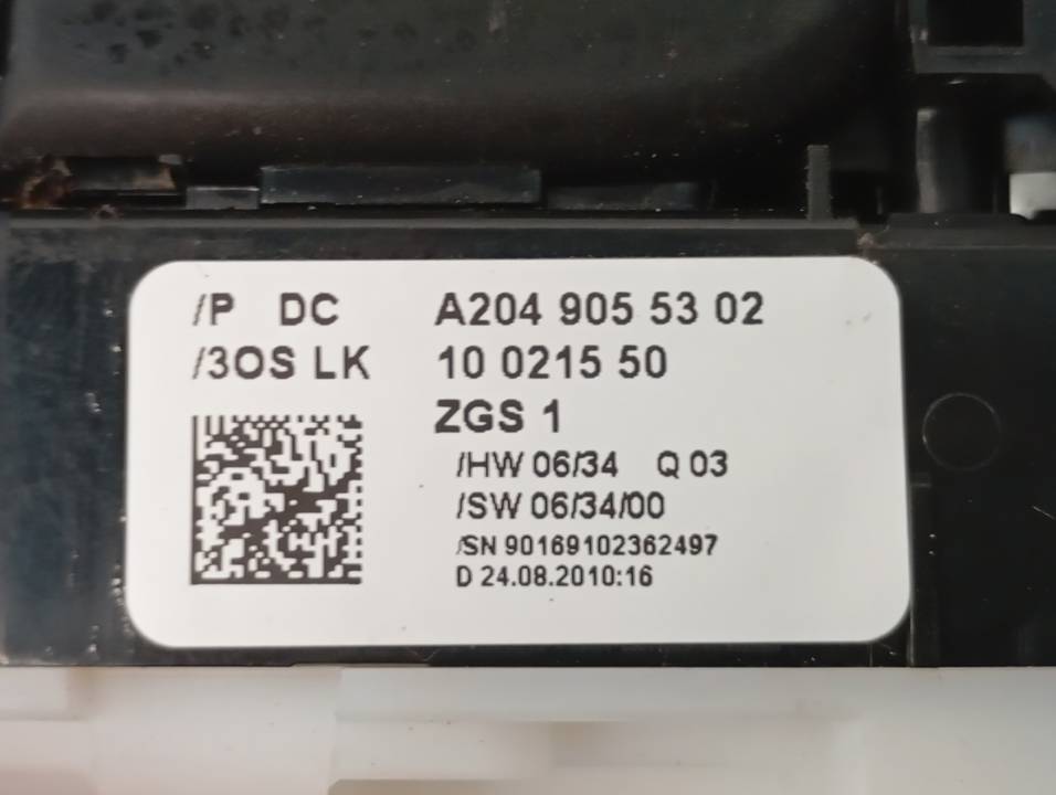 MANDO ELEVALUNAS DELANTERO IZQUIERDO