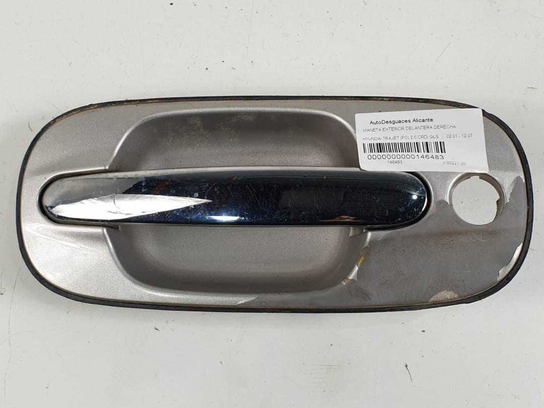 MANETA EXTERIOR DELANTERA DERECHA - 826603A01 - HYUNDAI - TRAJET (FO)