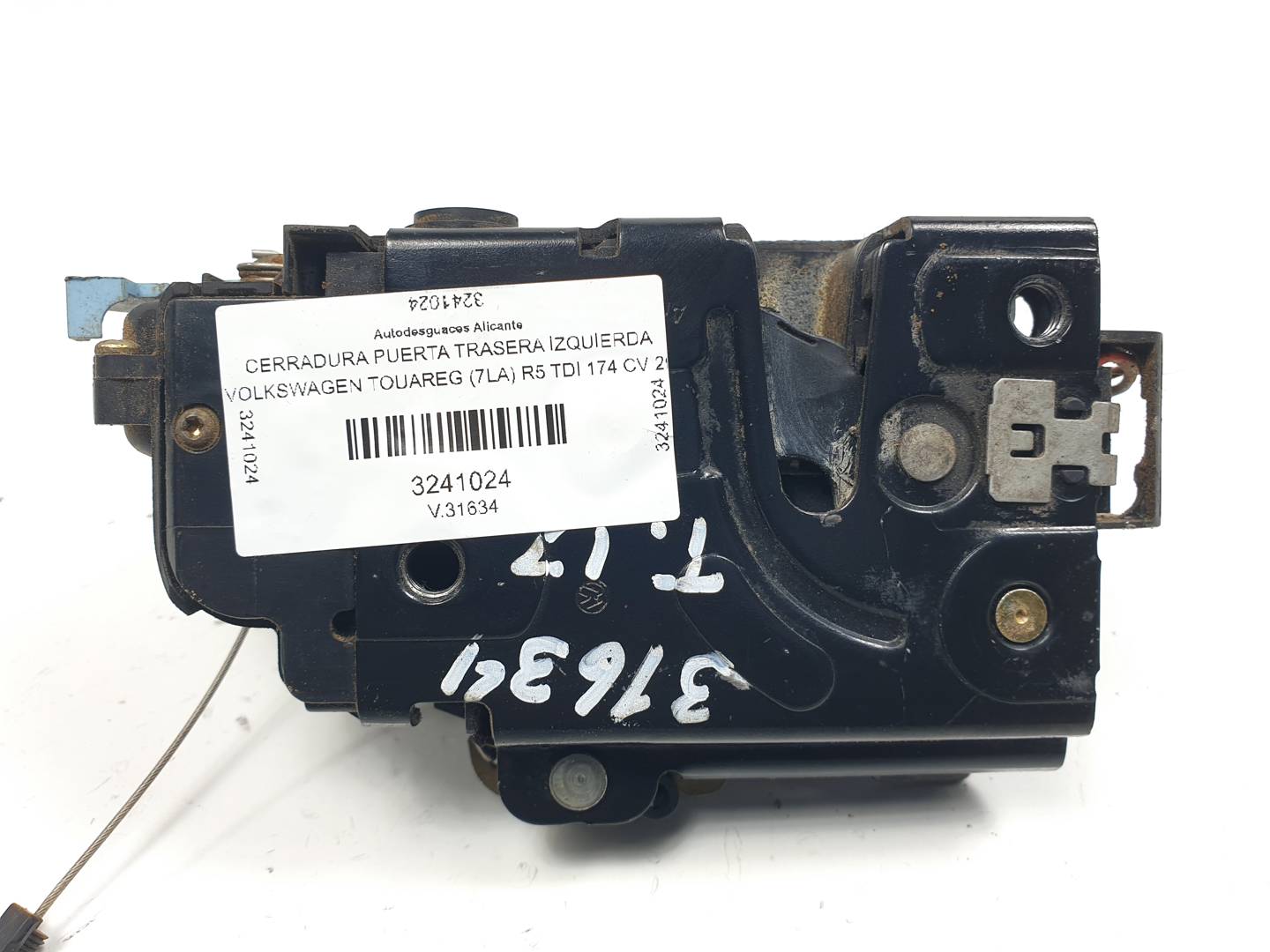 CERRADURA PUERTA TRASERA IZQUIERDA - 7L0839015 - VOLKSWAGEN - TOUAREG (7LA)