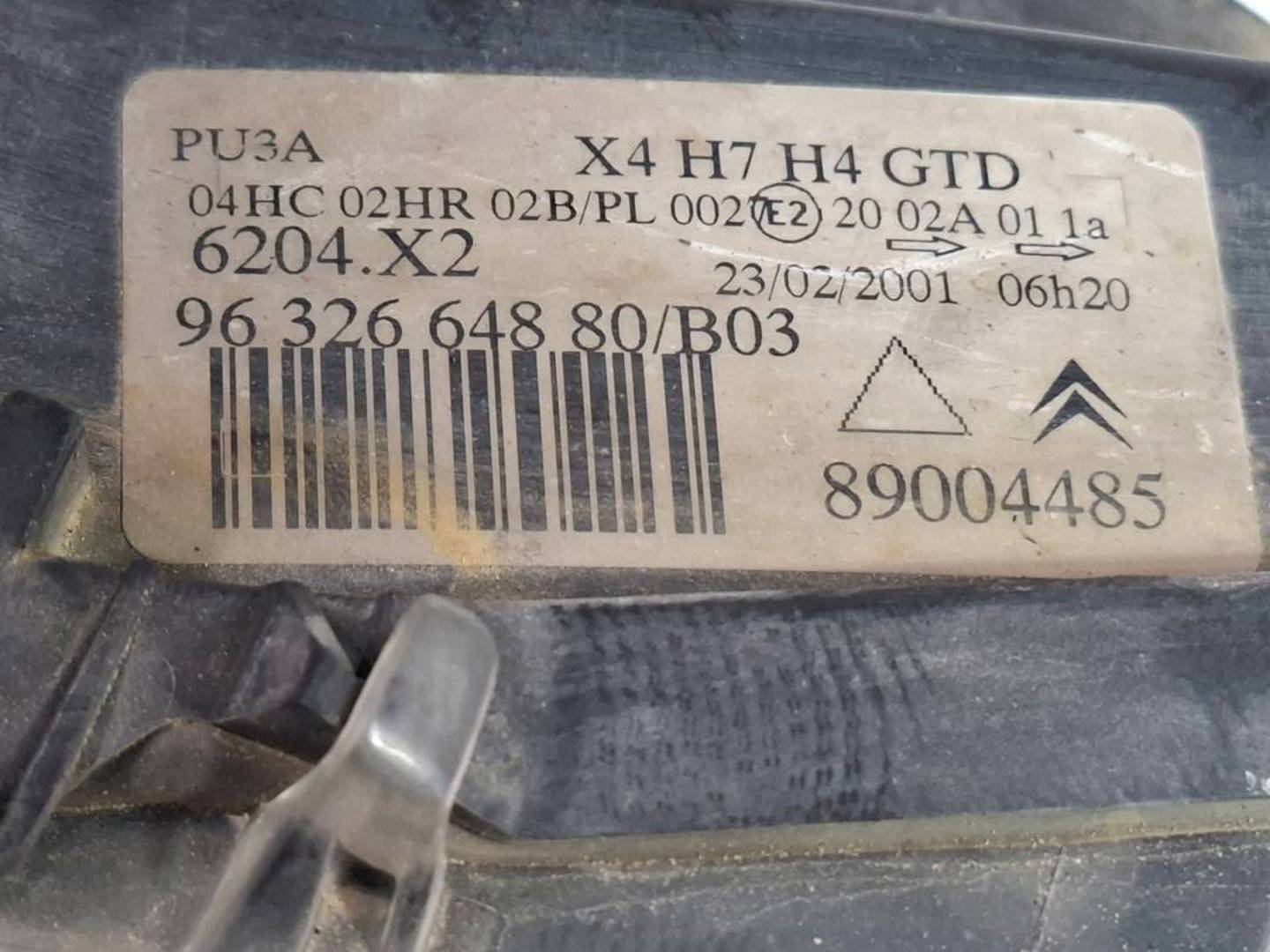 Foto 5 de Faro Izquierdo Citroen C5 Berlina (2001–2004)