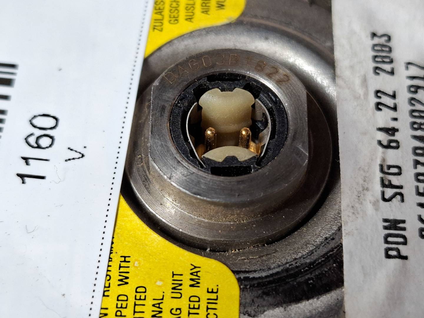 Foto 2 de Airbag Delantero Izquierdo Seat Toledo (1m2) (1999–2004)