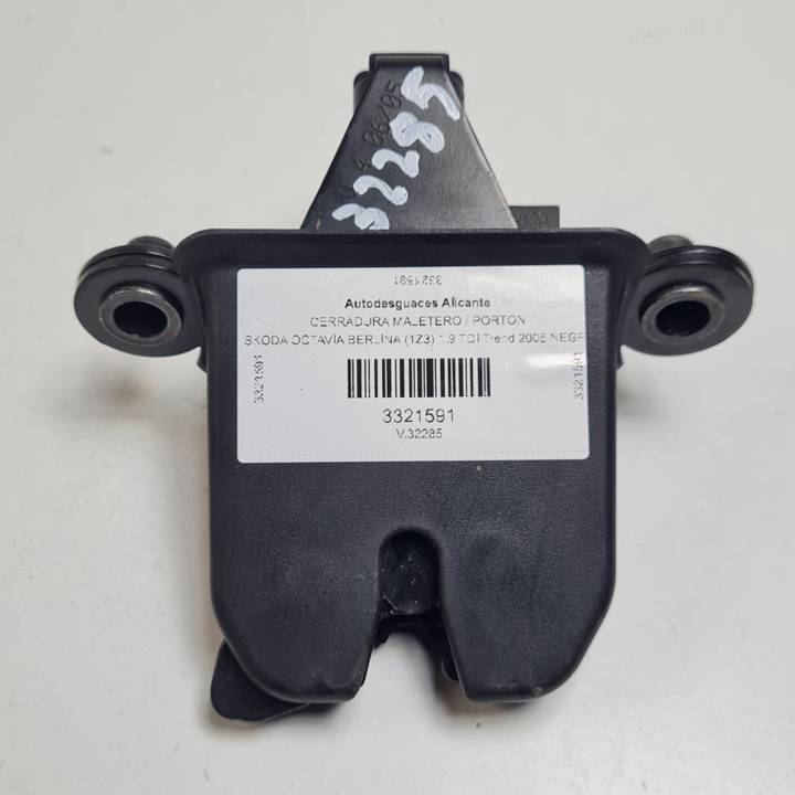 CERRADURA MALETERO / PORTON 1Z5827501C SKODA OCTAVIA BERLINA (1Z3) Autodesguaces Alicante