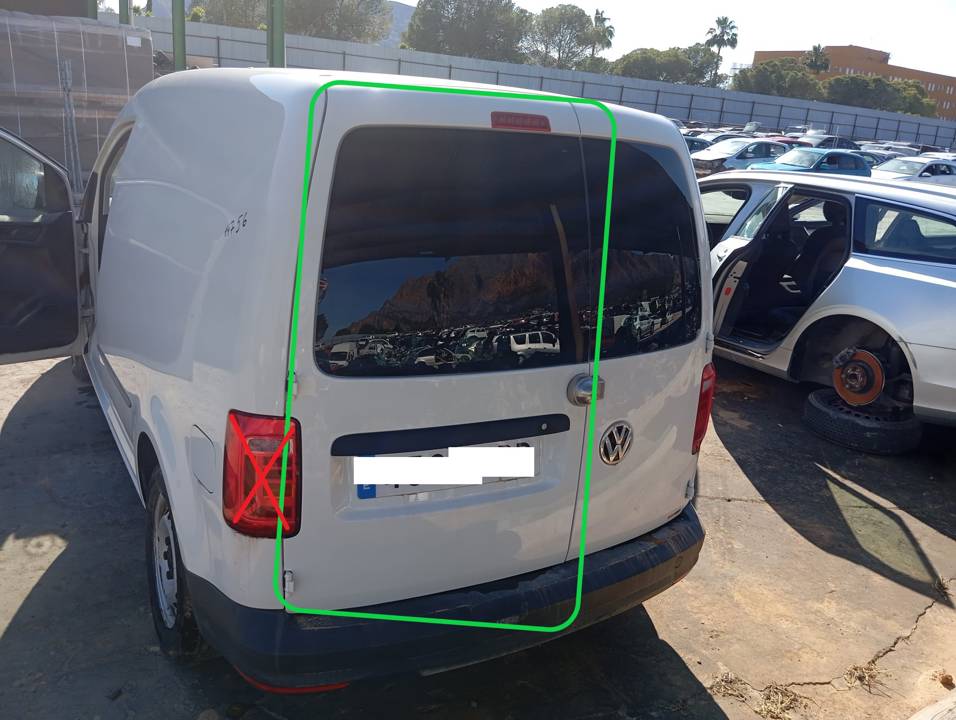 PORTON TRASERO IZQUIERDO