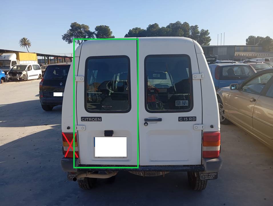 PORTON TRASERO IZQUIERDO