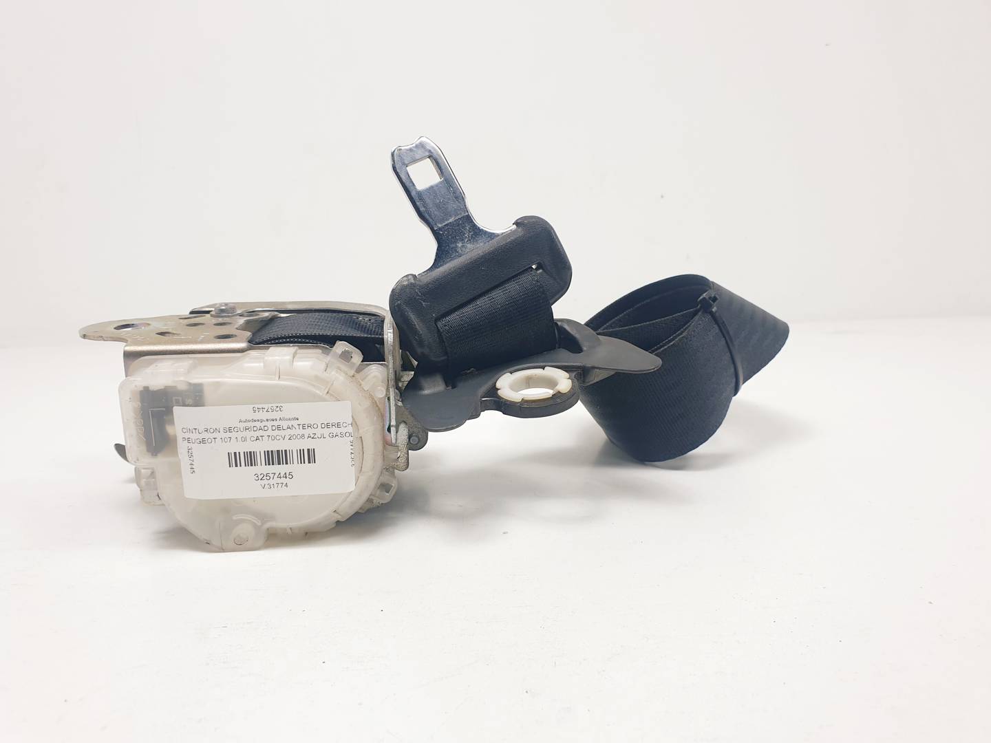 CINTURON SEGURIDAD DELANTERO DERECHO - 7P1170P - PEUGEOT - 107
