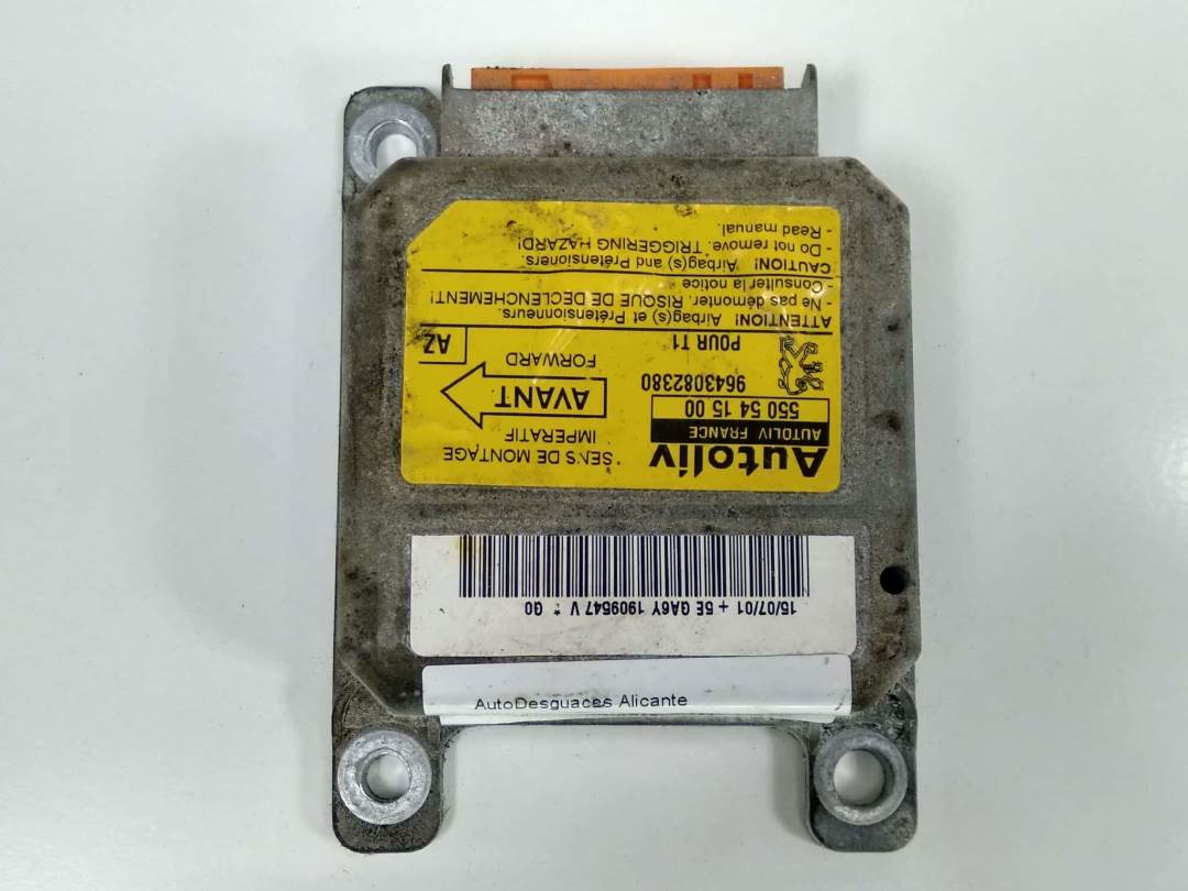 CENTRALITA AIRBAG - 550541500 - PEUGEOT - 206 CC