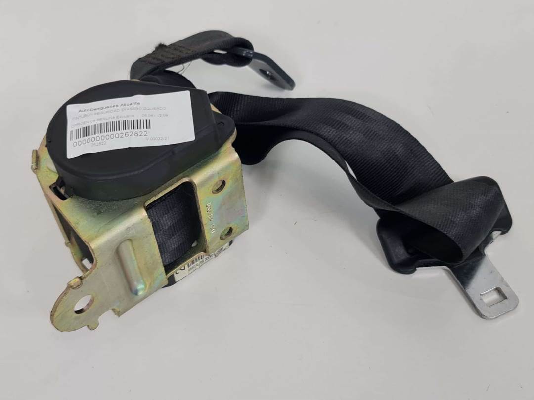 CINTURON SEGURIDAD TRASERO IZQUIERDO - 96567808XX - CITROEN - C4 BERLINA