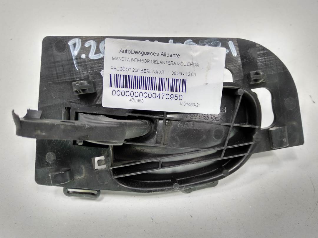 MANETA INTERIOR DELANTERA IZQUIERDA - 9623698477 - PEUGEOT - 206 BERLINA