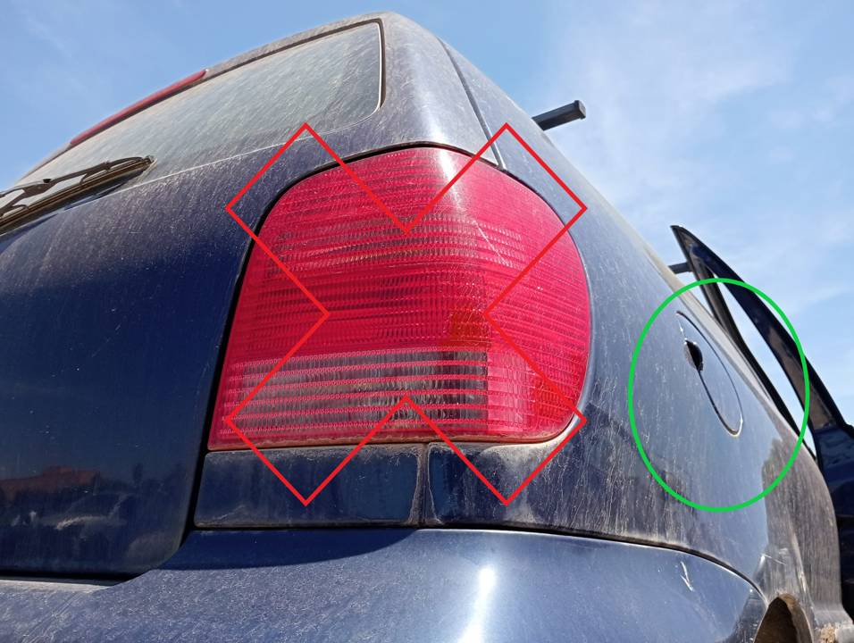 TAPA EXTERIOR COMBUSTIBLE