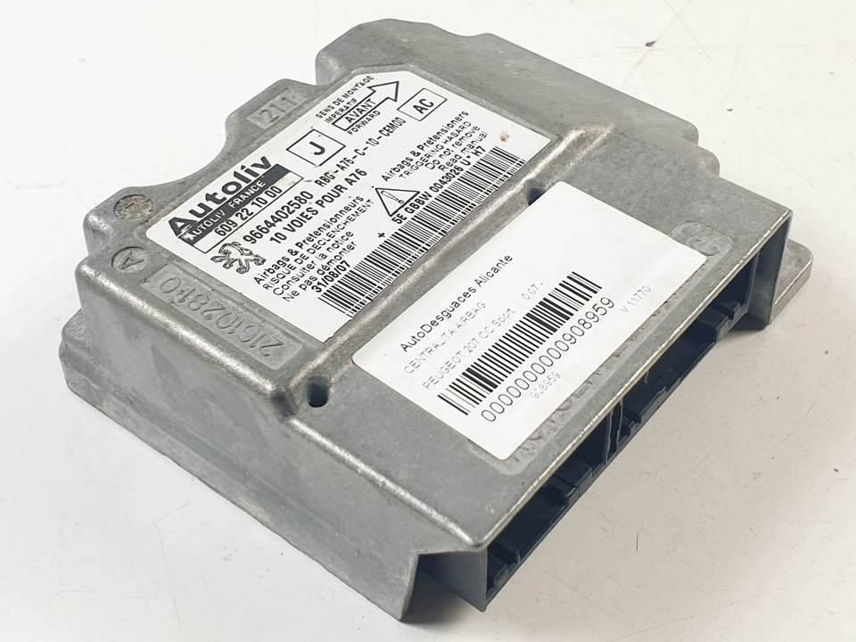 Calculateur d’airbag - 609221000 - PEUGEOT - 207 CC