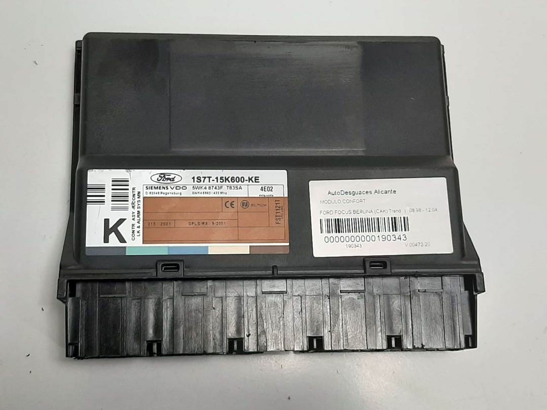 MODULO CONFORT - 5WK48743F - FORD - FOCUS BERLINA (CAK)
