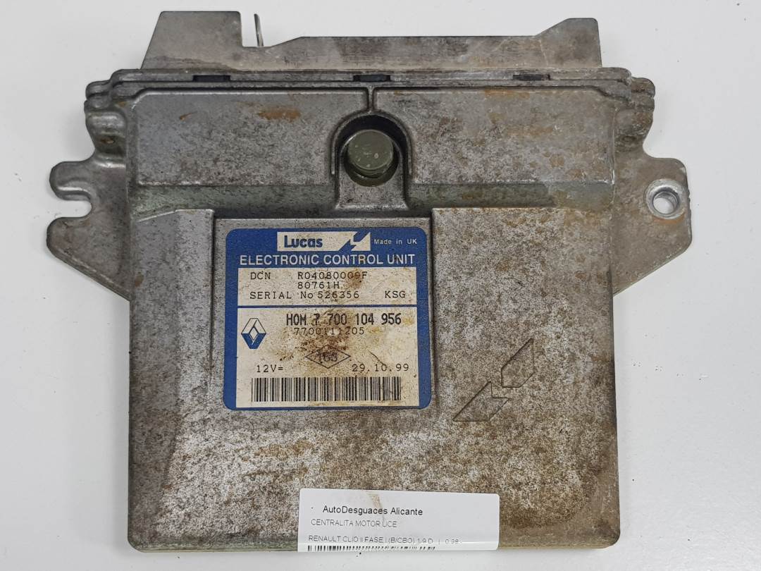 CENTRALITA MOTOR UCE - R04080009F - RENAULT - CLIO II FASE I (B/CBO)