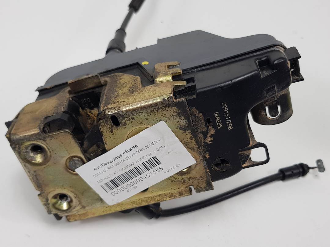CERRADURA PUERTA DELANTERA DERECHA - 009151Z98 - RENAULT - LAGUNA II (BG0)