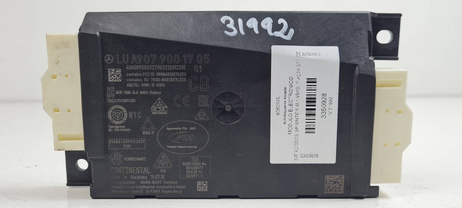 MODULO ELECTRONICO A9079001705 MERCEDES SPRINTER III (W910) Autodesguaces Alicante