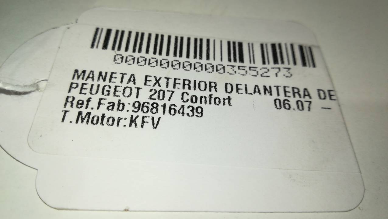 MANETA EXTERIOR DELANTERA DERECHA