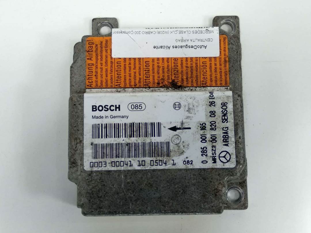 CENTRALITA AIRBAG - 0285001165 - MERCEDES - CLASE CLK (W208) CABRIO