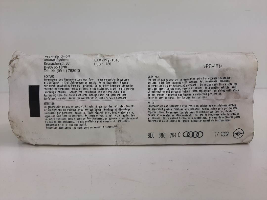 AIRBAG DELANTERO DERECHO - 8E0880204 - AUDI - A4 BERLINA (8E)