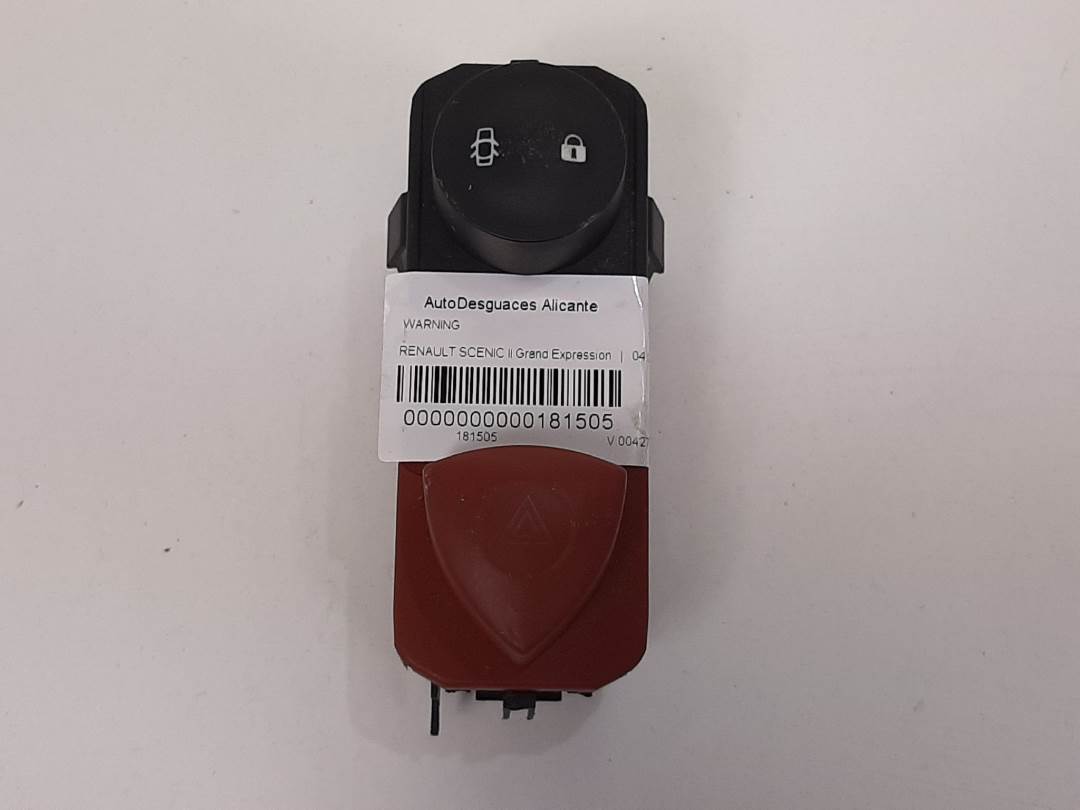 WARNING - 8200109723 - RENAULT - SCENIC II (X84,JM)