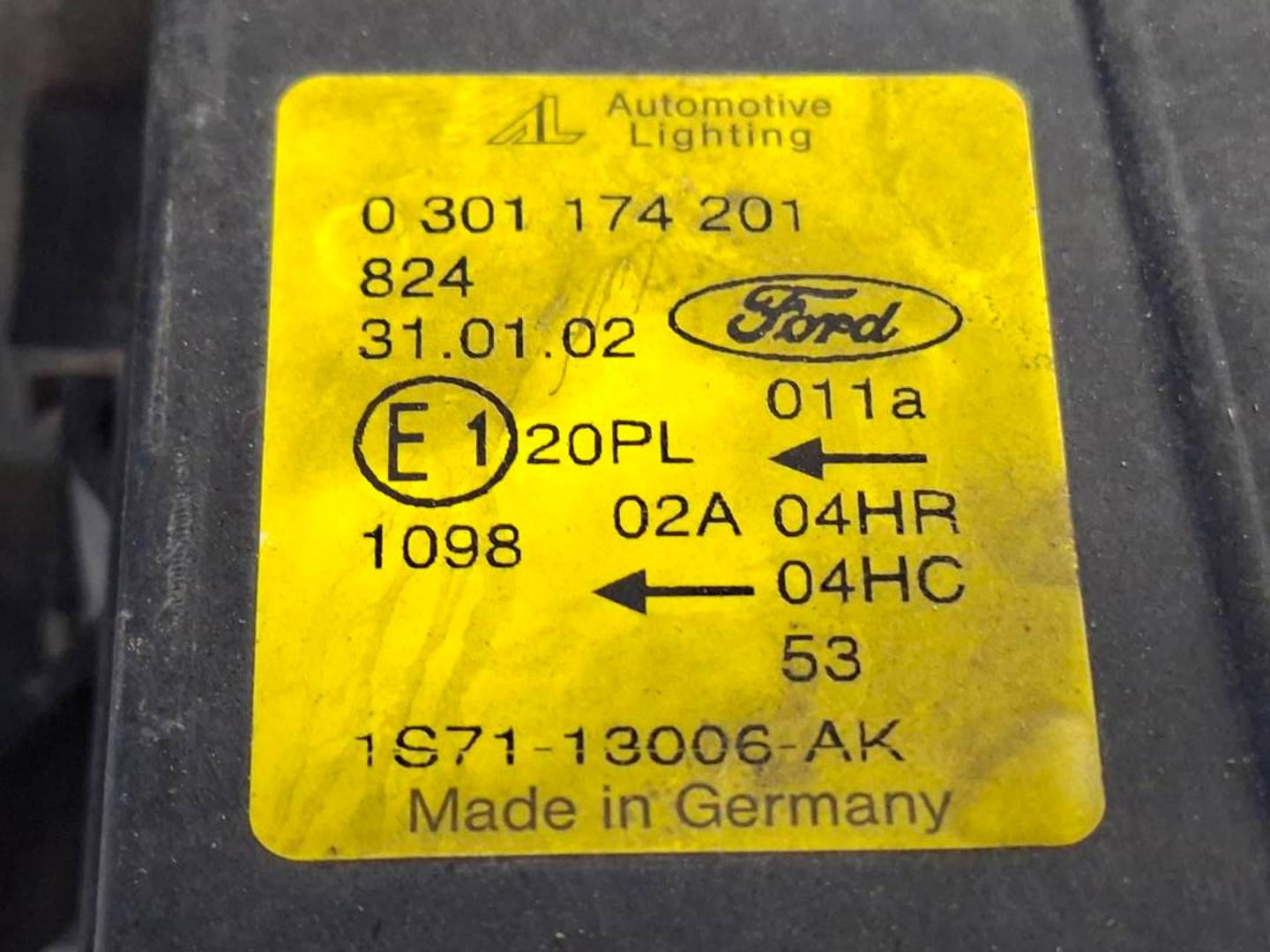 Foto 5 de Faro Izquierdo Ford Mondeo Berlina (ge) (2000–2007)