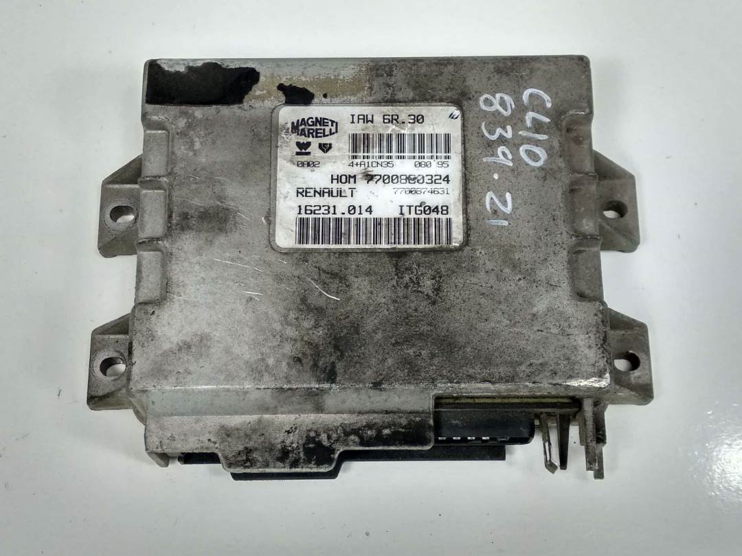 Calculateur moteur - 55196352 - RENAULT - CLIO I FASE I+II (B/C57)