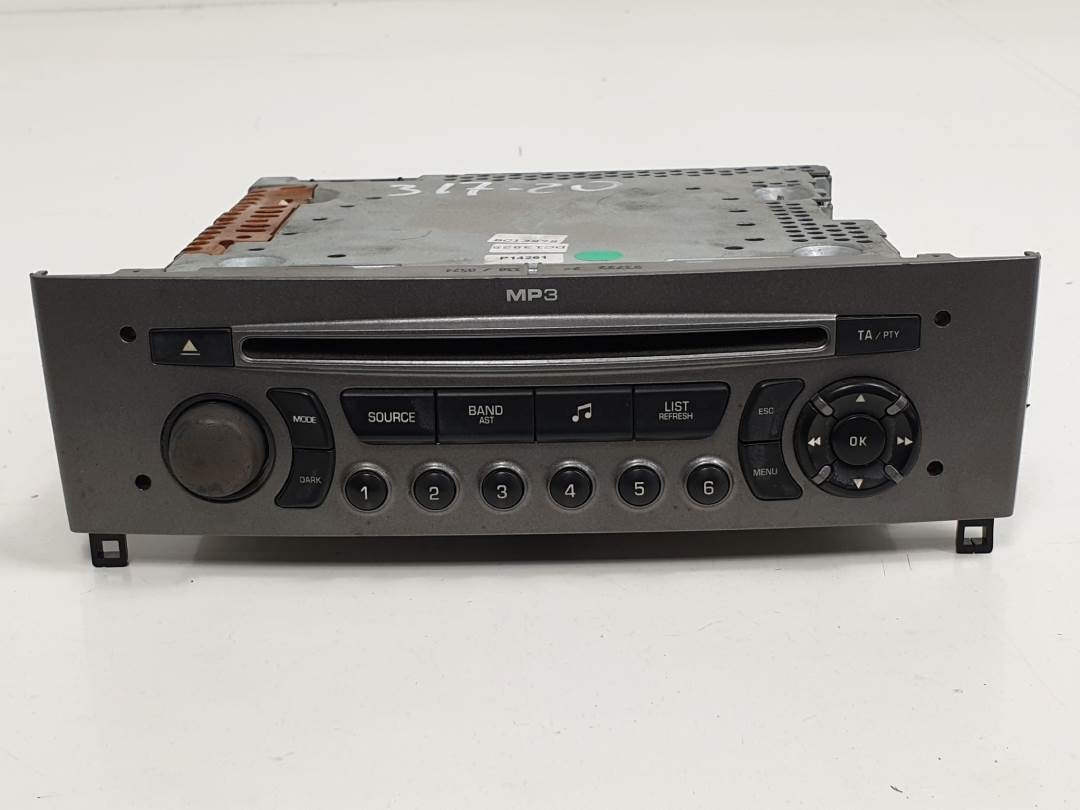 SISTEMA AUDIO / RADIO CD - 96650206XH00 - PEUGEOT - 308 (T7)