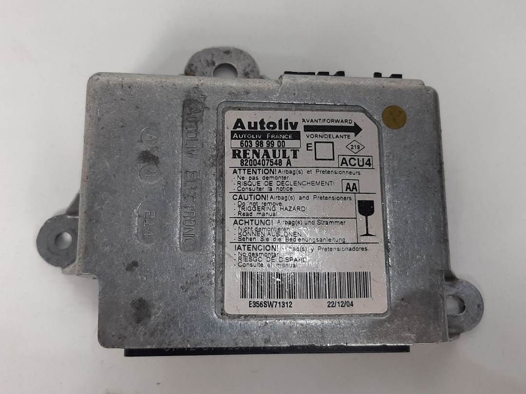 CENTRALITA AIRBAG - 800407548 - RENAULT - MEGANE II COUPE/CABRIO