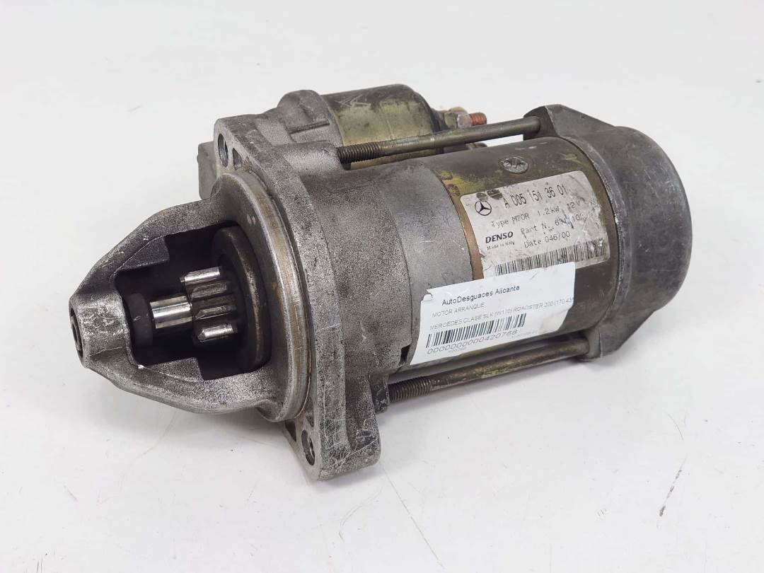 MOTOR ARRANQUE - A0051513601 - MERCEDES - CLASE SLK (W170) ROADSTER