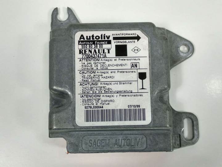 CENTRALITA AIRBAG 7700437471A RENAULT SCENIC (JA..) Autodesguaces Alicante