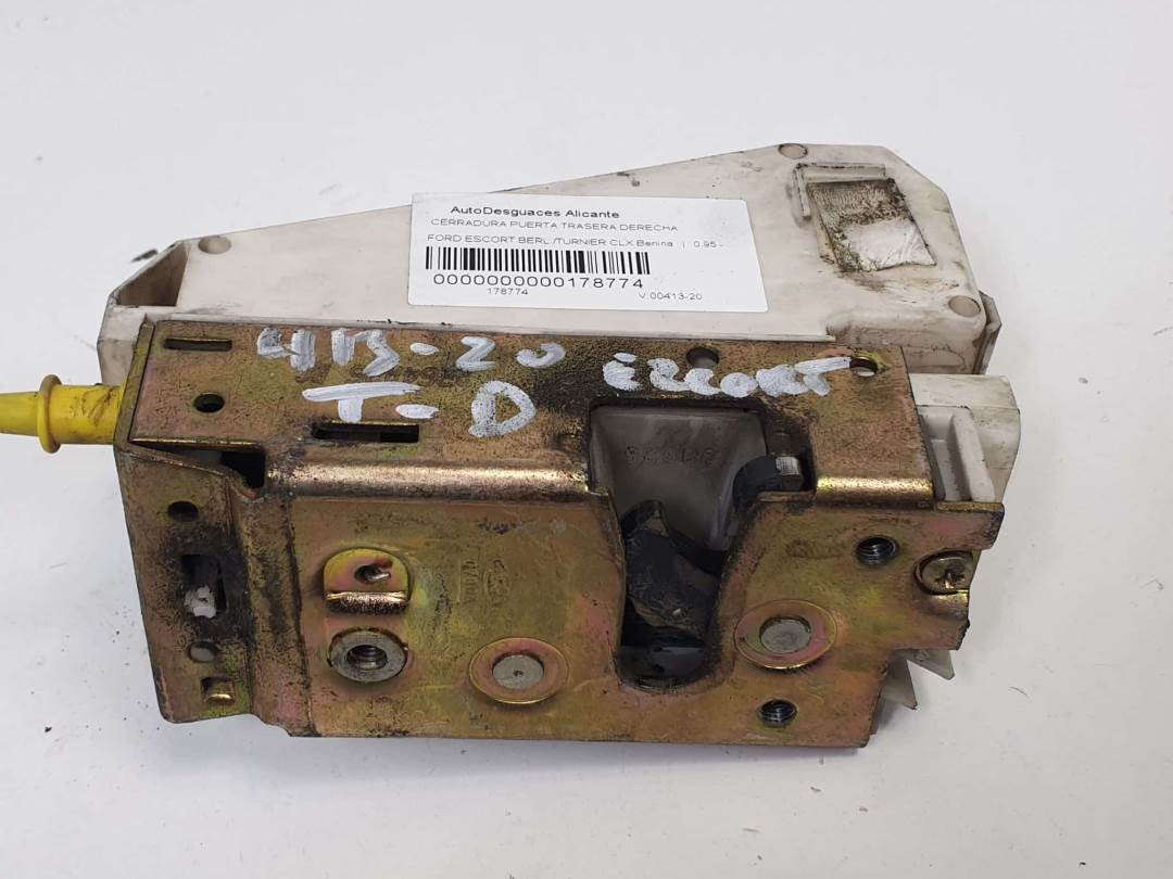 CERRADURA PUERTA TRASERA DERECHA - 93BG220A20BA - FORD - ESCORT BERL./TURNIER