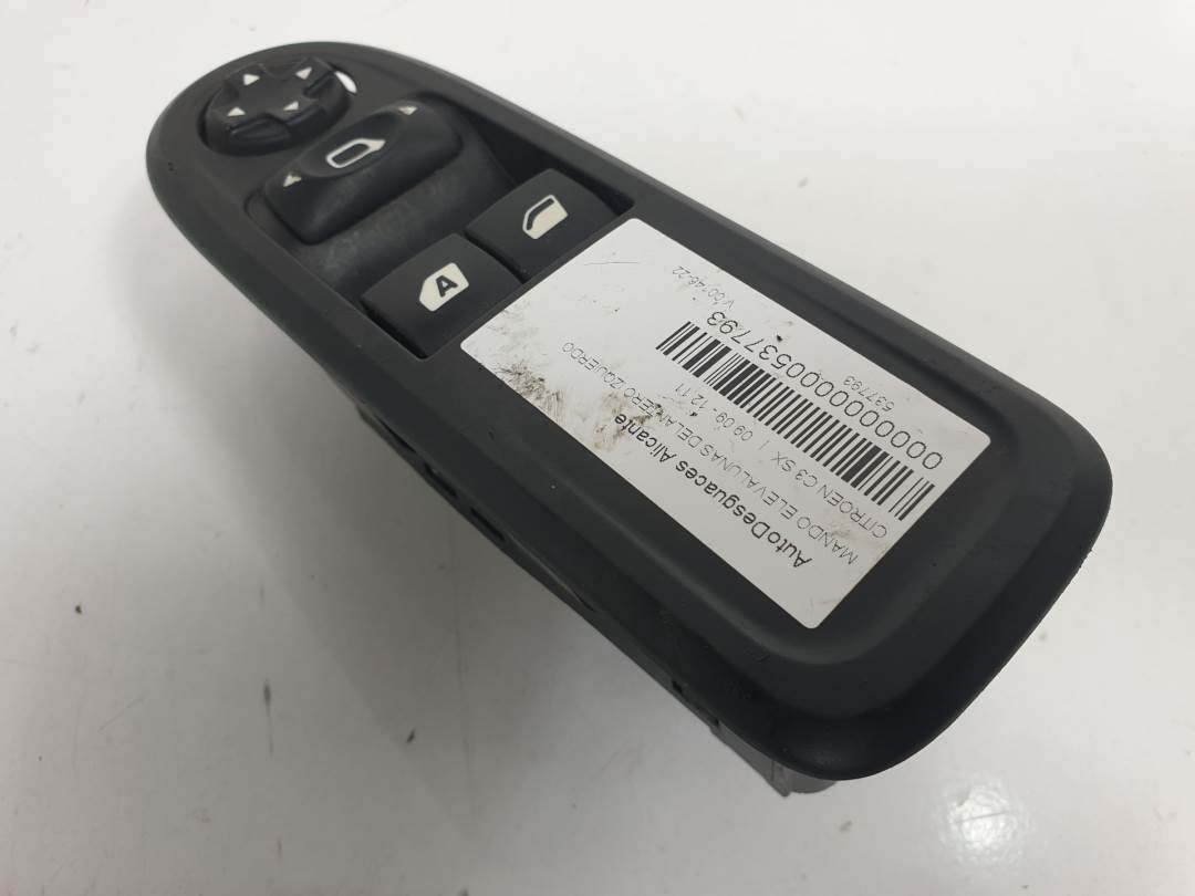 MANDO ELEVALUNAS DELANTERO IZQUIERDO - 96637530XT - CITROEN - C3
