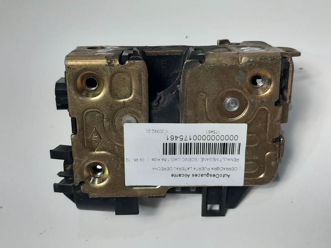 CERRADURA PUERTA TRASERA DERECHA - RENAULT - MEGANE I SCENIC (JA0)