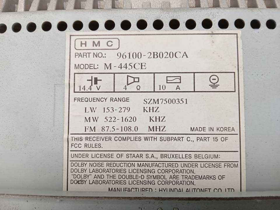 SISTEMA AUDIO / RADIO CD
