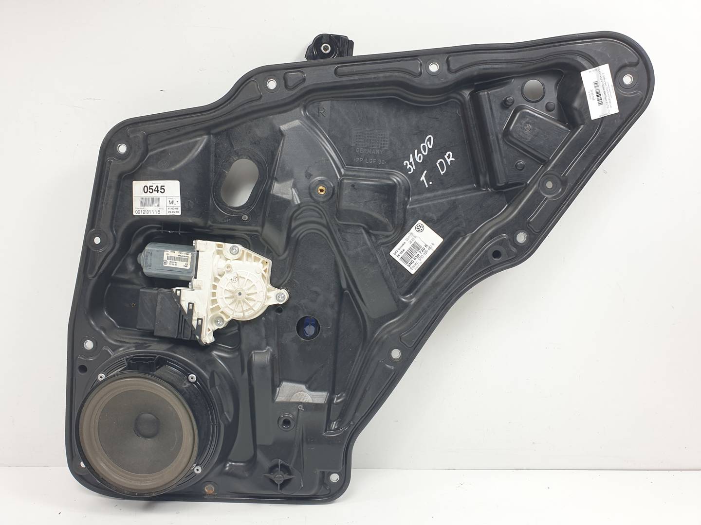 ELEVALUNAS TRASERO DERECHO - 5N0839730K - VOLKSWAGEN - TIGUAN (5N1)
