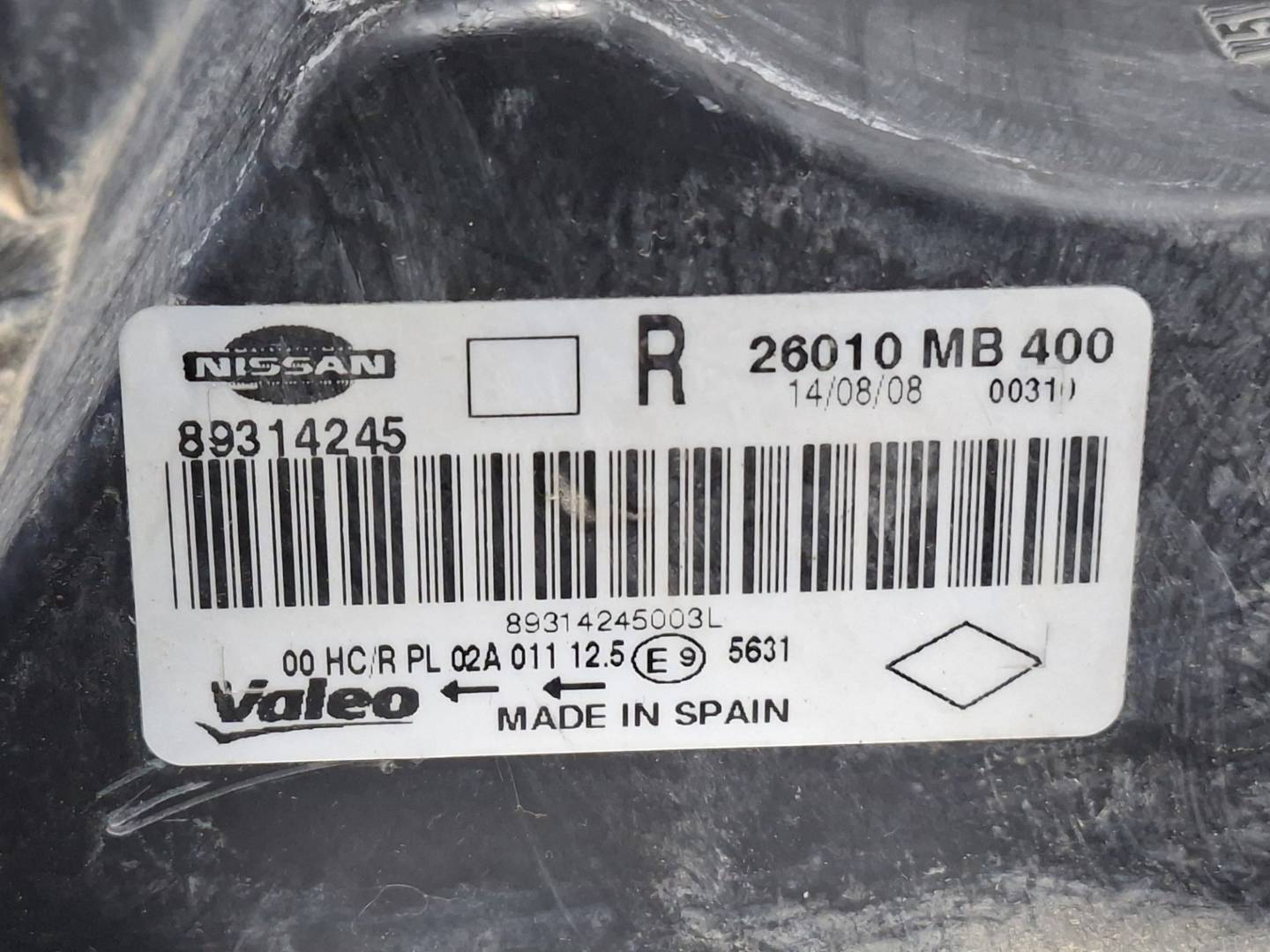 Foto 6 de Faro Izquierdo Nissan Cabstar ->09.06 (2006–2013)