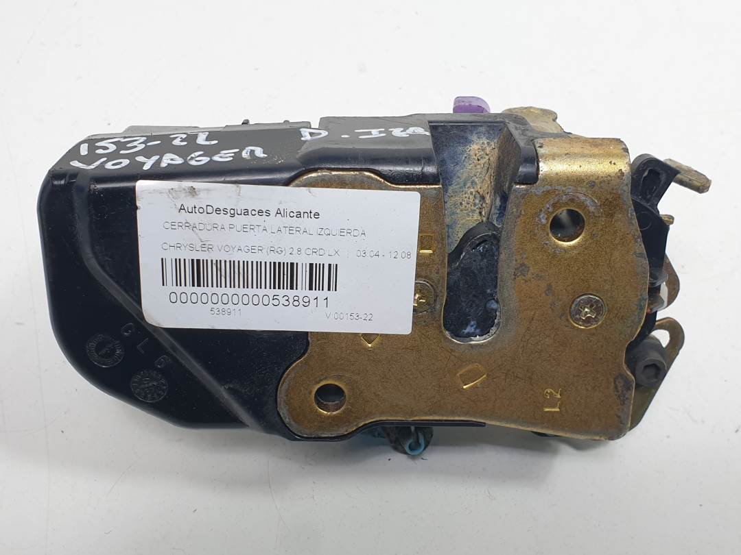 Serrure de porte latérale gauche - CHRYSLER - VOYAGER (RG)
