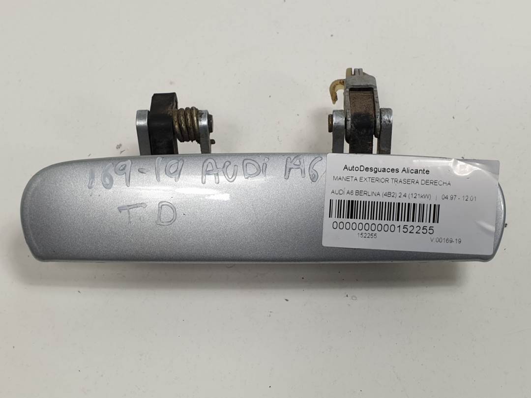MANETA EXTERIOR TRASERA DERECHA - 4B0839205 - AUDI - A6 BERLINA (4B2)