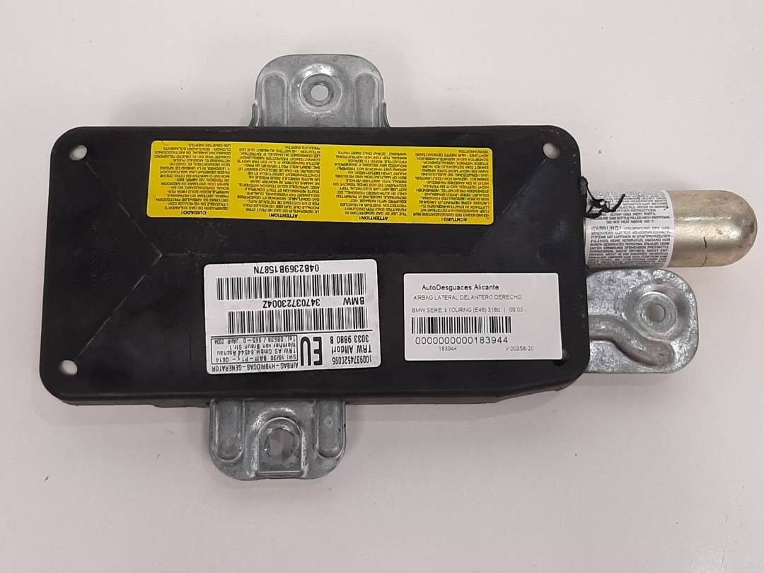 Airbag latéral avant droit - 34703723004Z - BMW - SERIE 3 TOURING (E46)