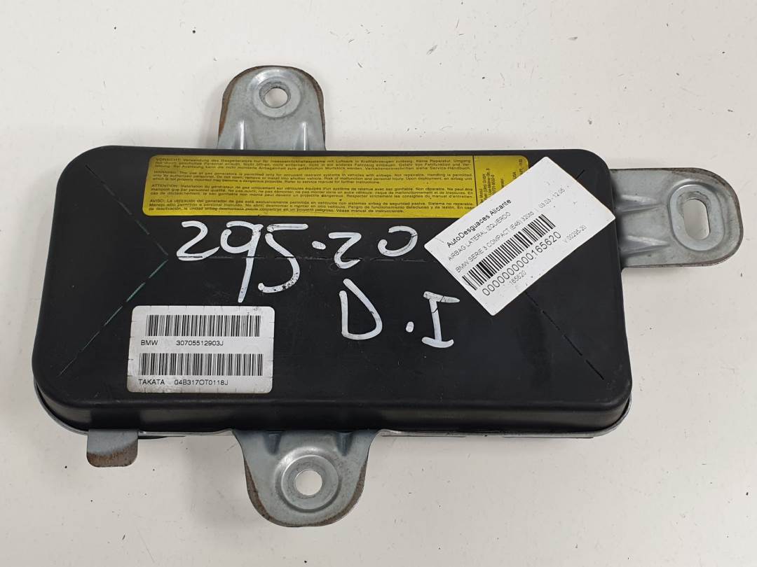 AIRBAG LATERAL IZQUIERDO - 30705512903J - BMW - SERIE 3 COMPACT (E46)