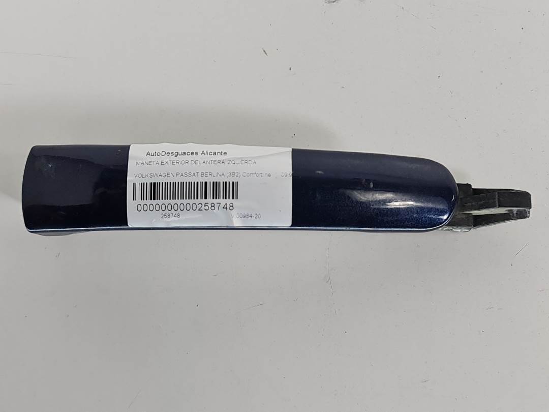 MANETA EXTERIOR DELANTERA IZQUIERDA - 3B0837207 - VOLKSWAGEN - PASSAT BERLINA (3B2)