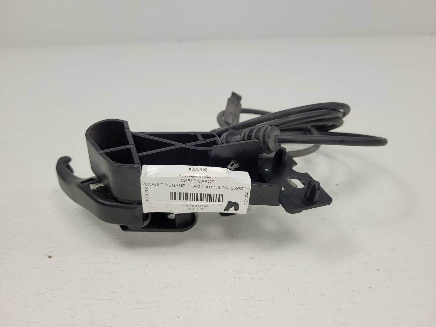 CABLE CAPOT - 181607B - RENAULT - MEGANE II FAMILIAR
