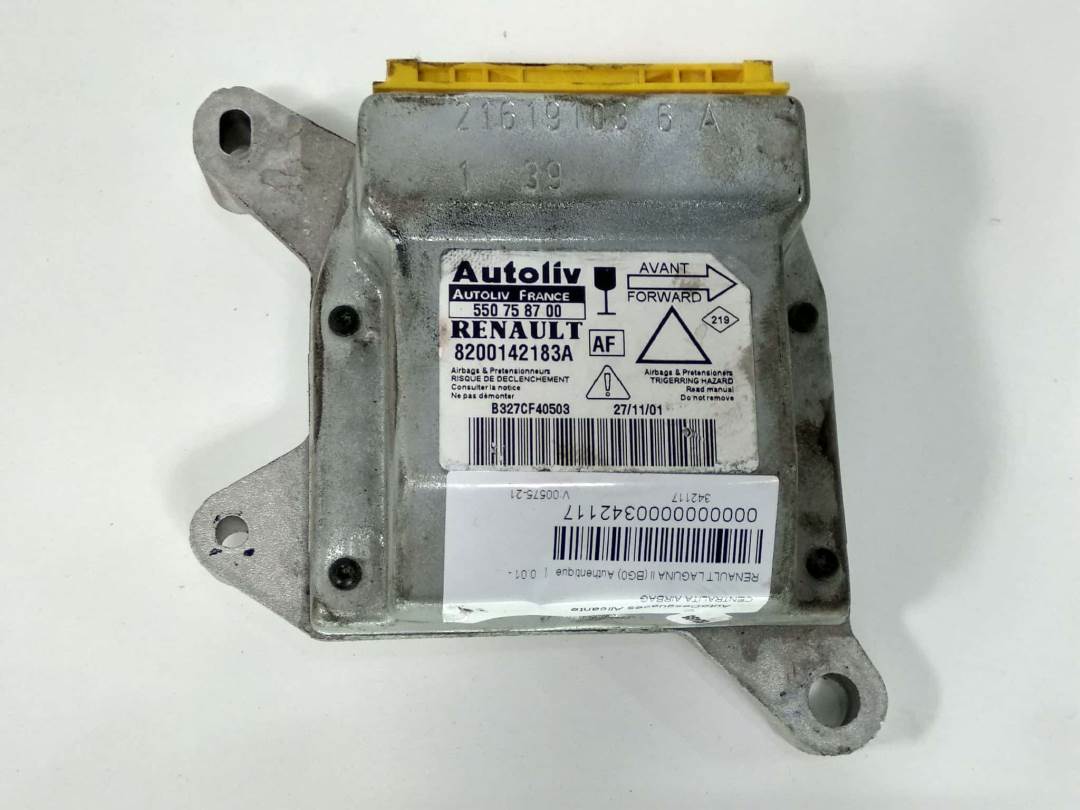Calculateur d’airbag - 550758700 - RENAULT - LAGUNA II (BG0)
