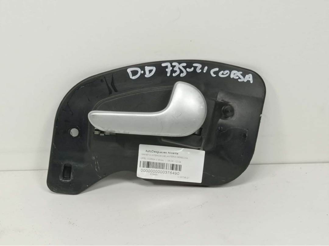 MANETA INTERIOR DELANTERA DERECHA - 1311095 - OPEL - CORSA C (F68)