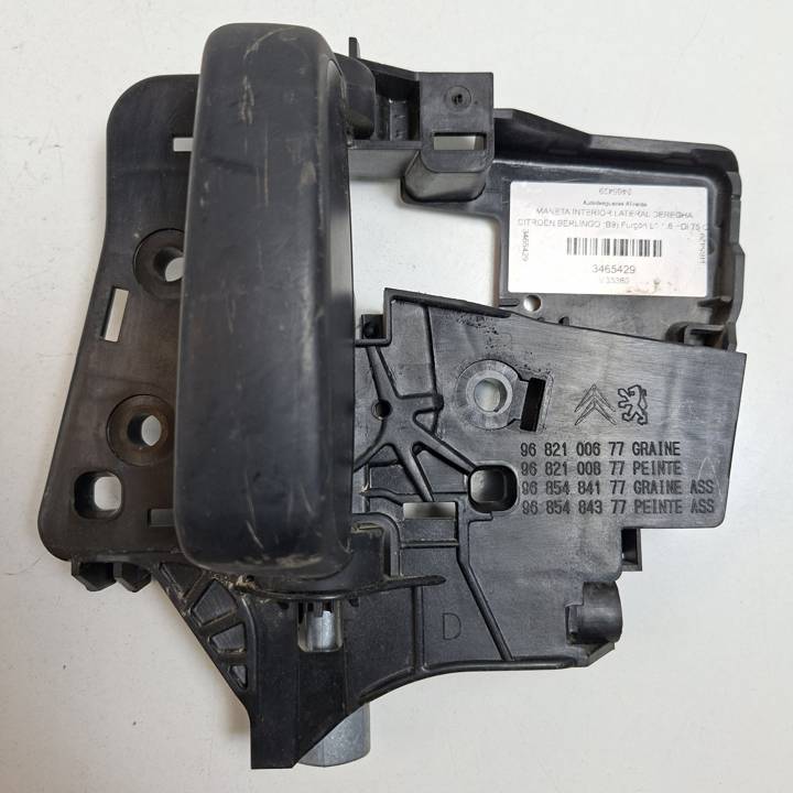 MANETA INTERIOR LATERAL DERECHA 9682100677 CITROEN BERLINGO (B9) Autodesguaces Alicante