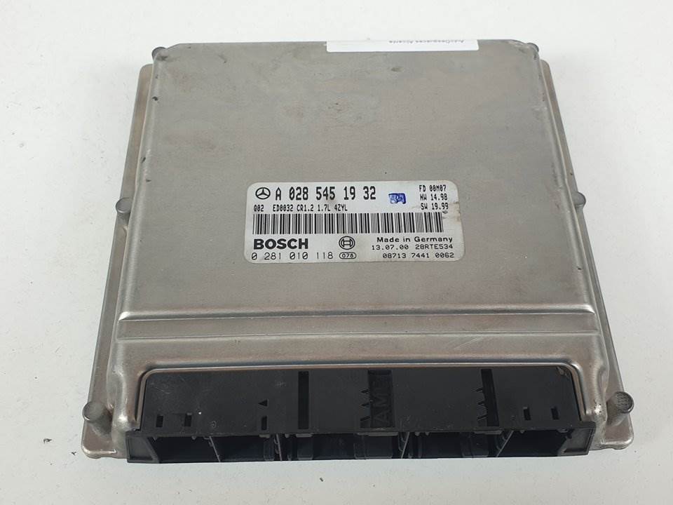 CENTRALITA MOTOR UCE - 0281010118 - MERCEDES - CLASE A (W168)